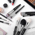LUXE SERIES 12 PCS CLASSIC MAKEUP BRUSH KIT - BRIGHT SILVER - EIGSHOW Beauty